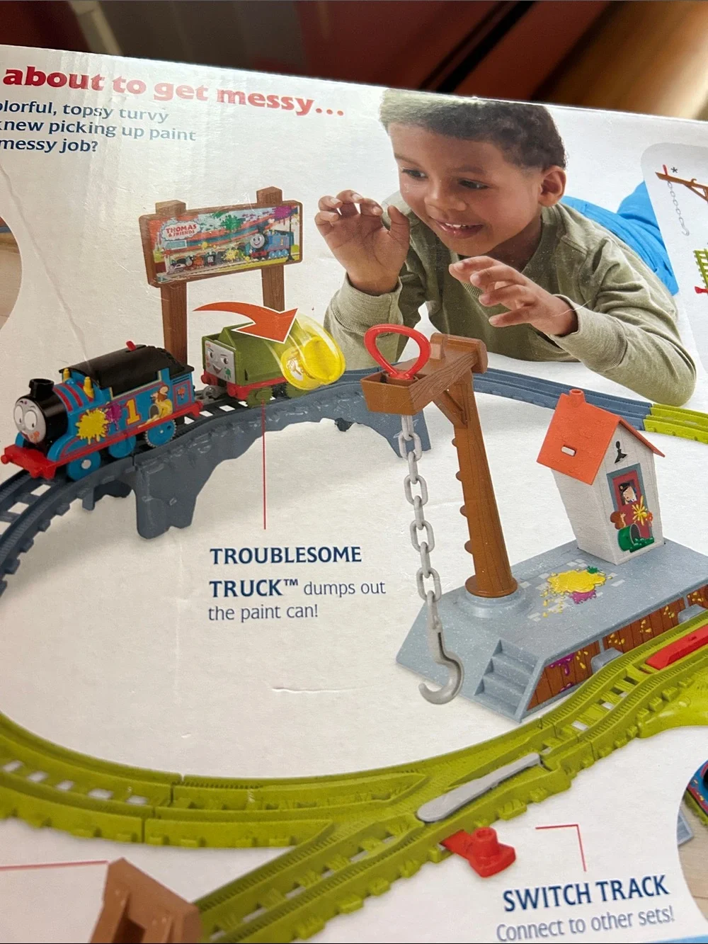 Fisher-Price Thomas & Friends Paint Delivery Set - Blue, Red, Yellow